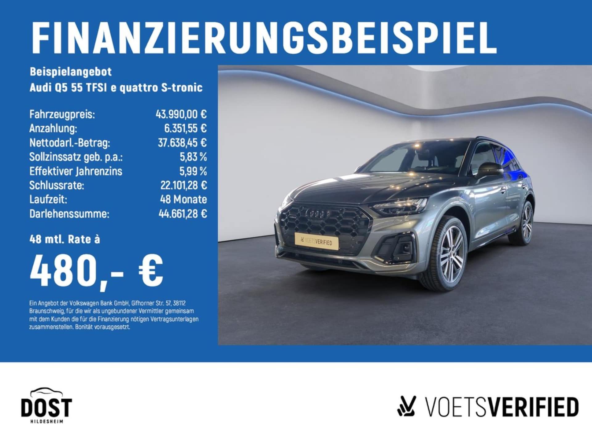 Audi Q5 TFSI e S line