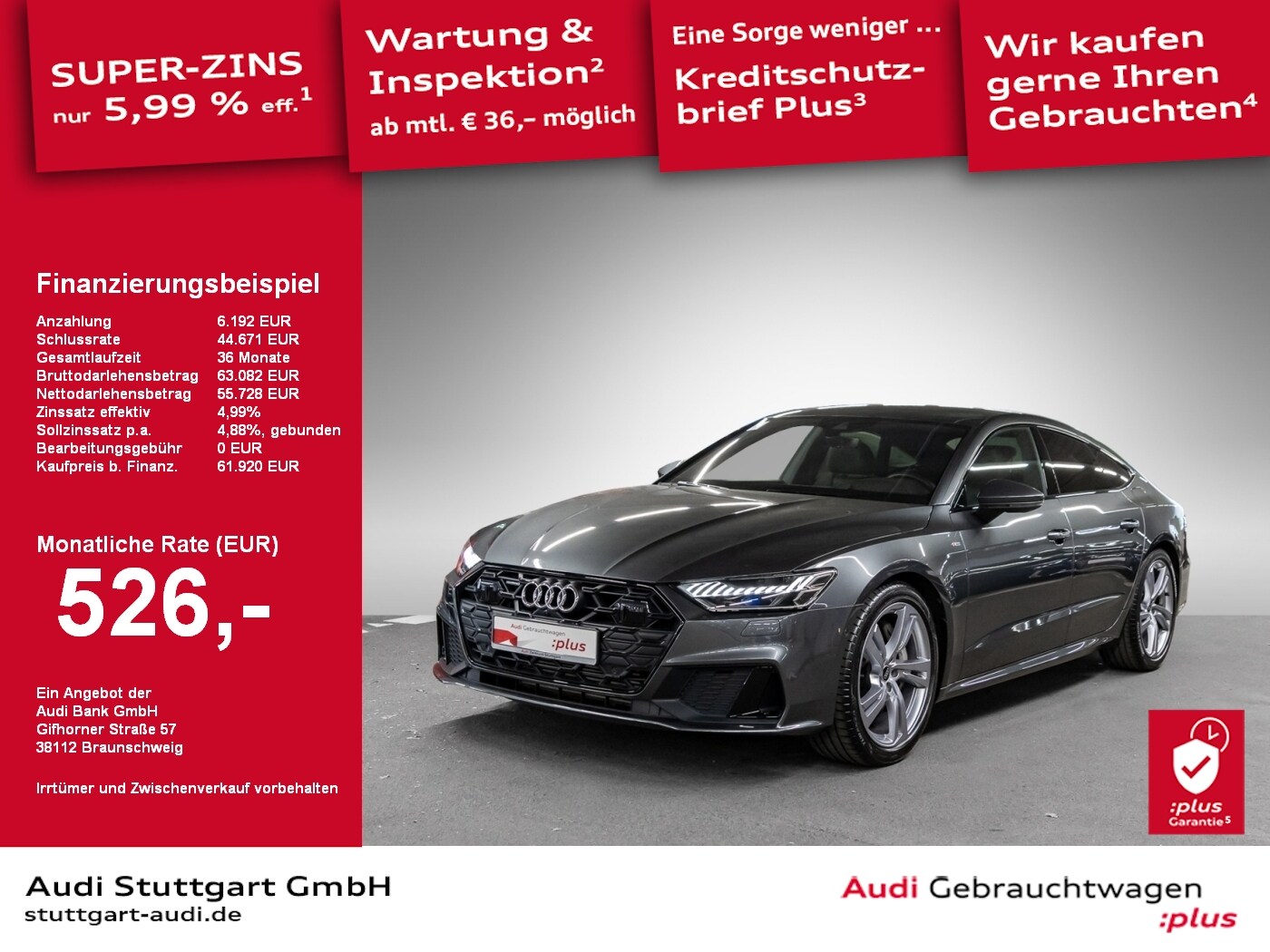 Image about Audi A7 Sportback TFSI e 50 TFSI e quattro S tronic