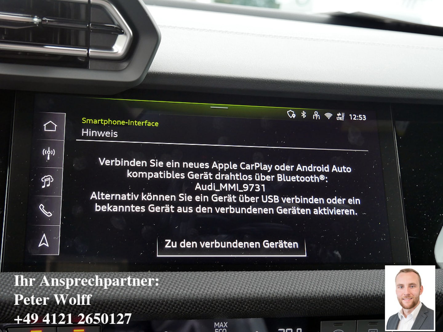 Bild über Audi A3 Sportback TDI S tronic - für weitere Informationen kontaktieren Sie den Audi Partner