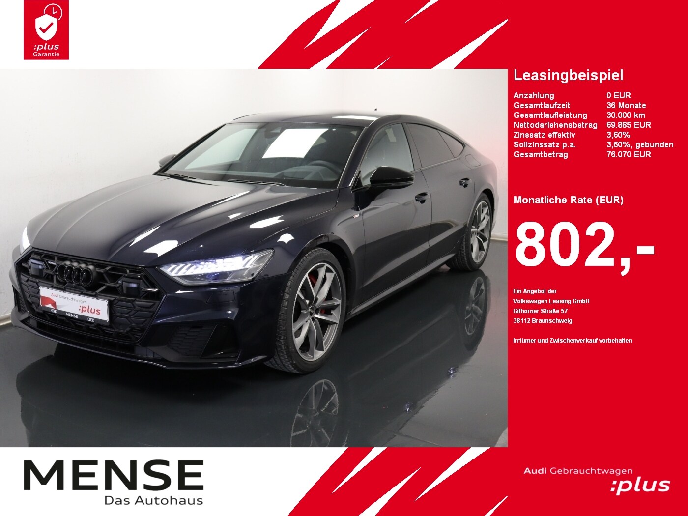 Image about Audi A7 Sportback TFSI e 55 TFSI e quattro S tronic