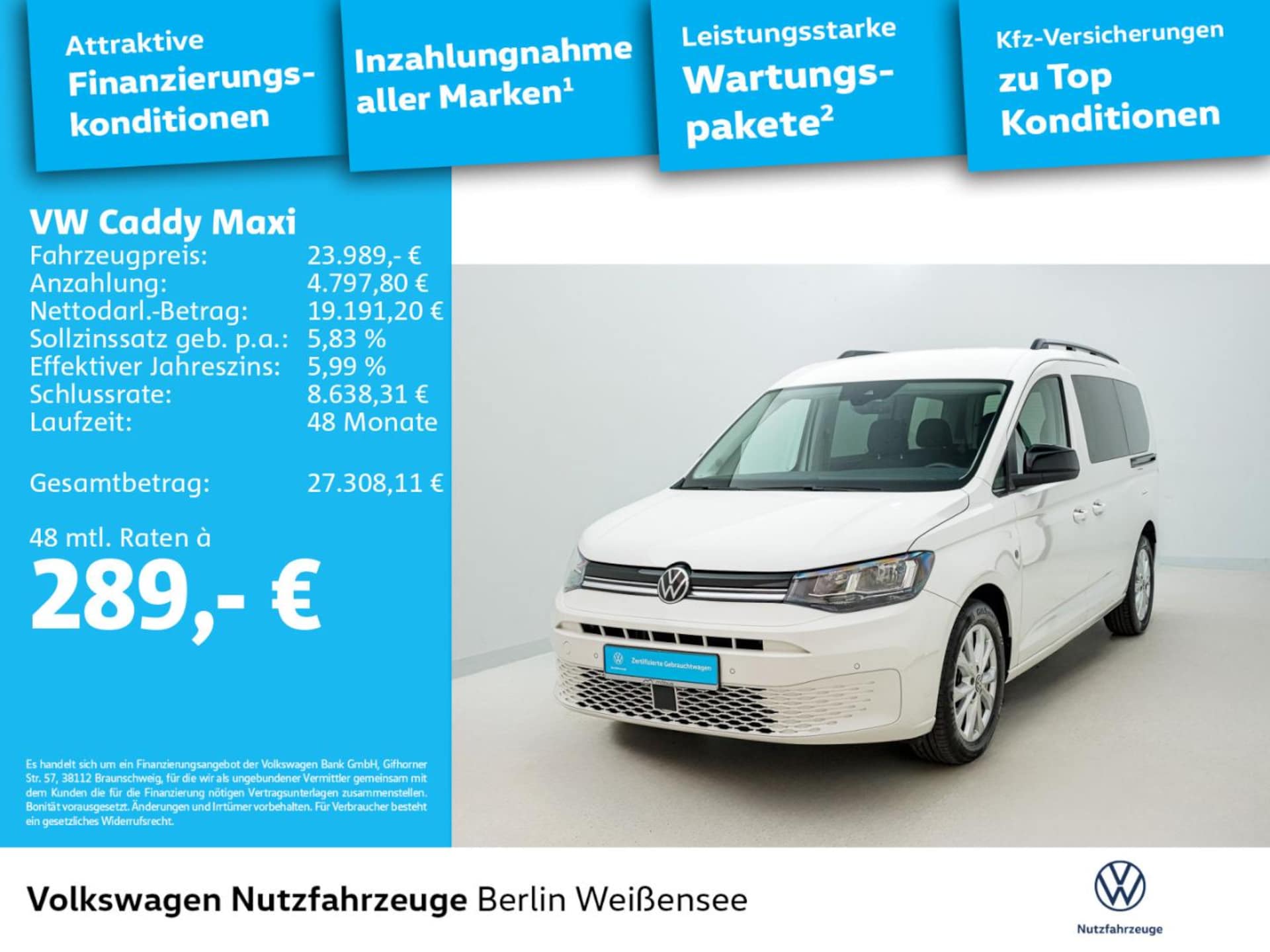 Volkswagen Caddy Maxi Life