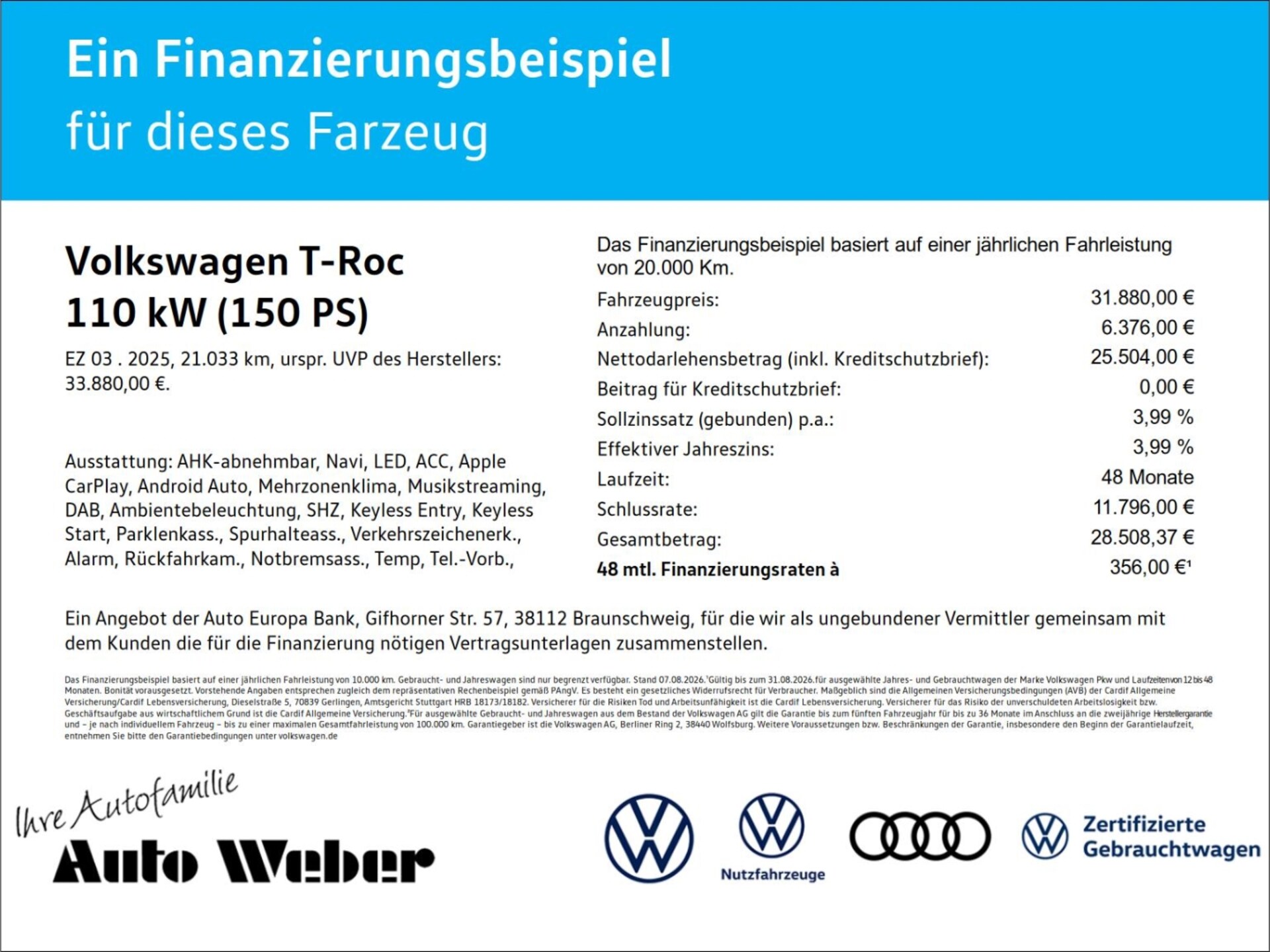Volkswagen T-Roc Life