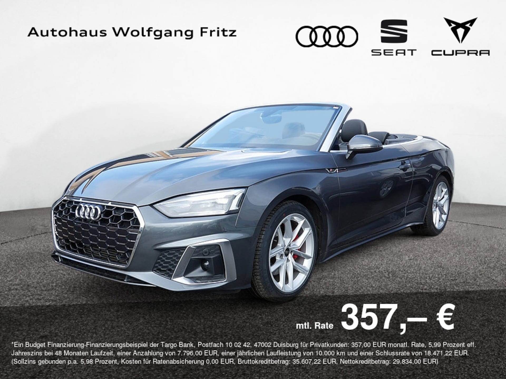 Audi A5 Cabriolet S line