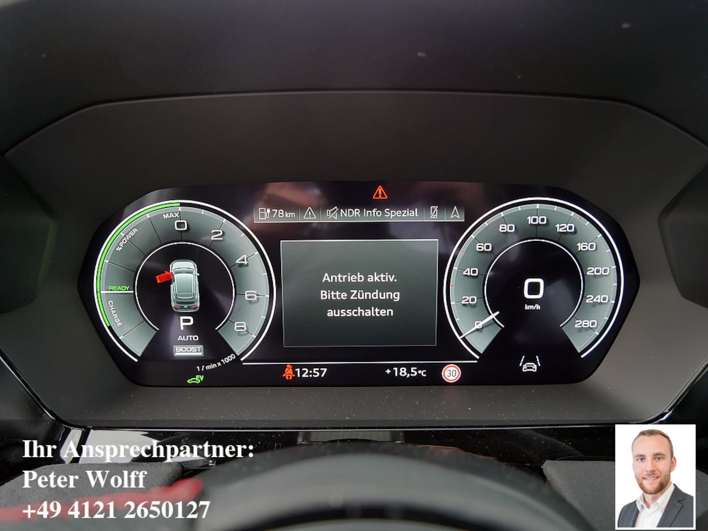 Bild über Audi A3 Sportback TFSI e TFSI e 200 kW S tronic - für weitere Informationen kontaktieren Sie den Audi Partner