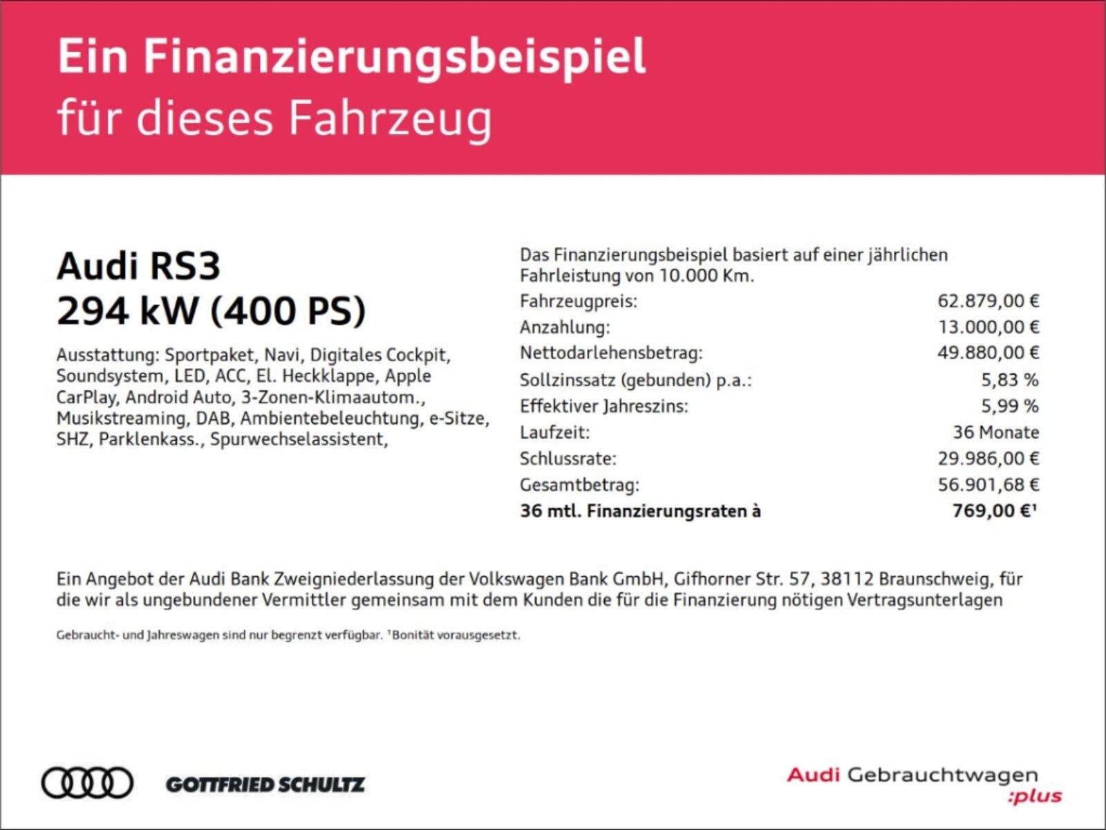 Audi RS 3 Sportback – Bild 2