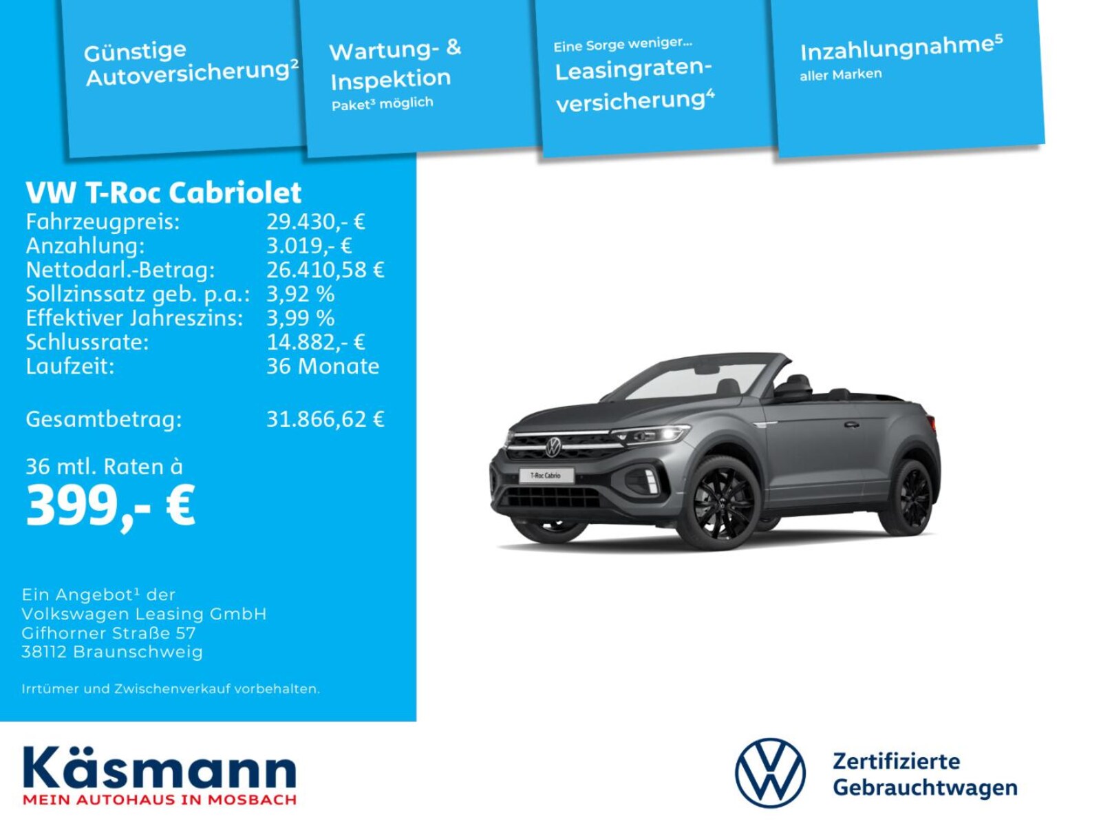 Volkswagen T-Roc Cabriolet – Bild 2