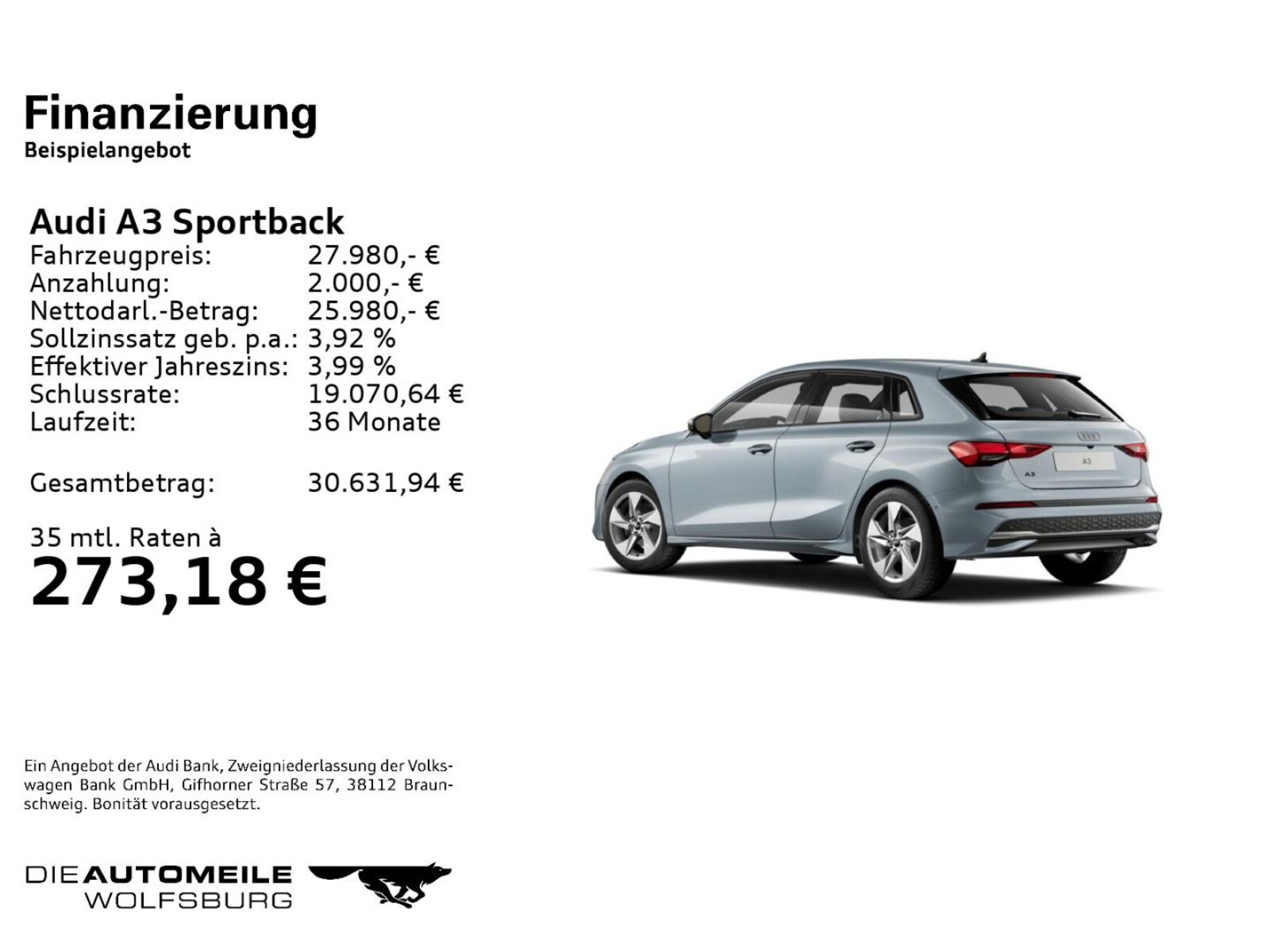 Audi A3 Sportback – Bild 2