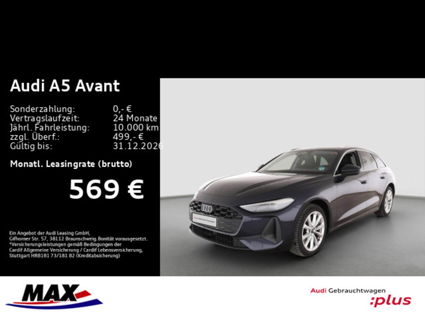 Bild über Audi A5 Avant e-hybrid e-hybrid quattro 220 kW S tronic - für weitere Informationen kontaktieren Sie den Audi Partner