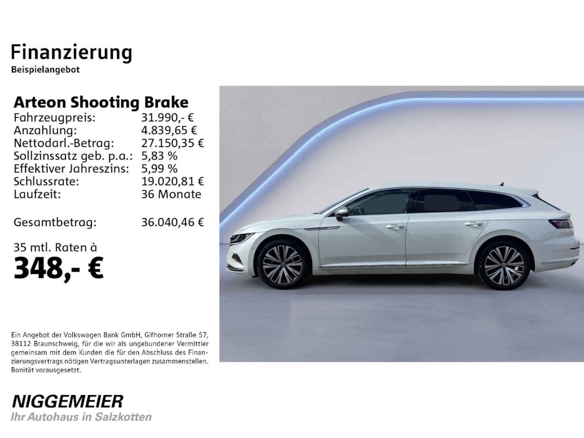 Volkswagen Arteon Shooting Brake Elegance