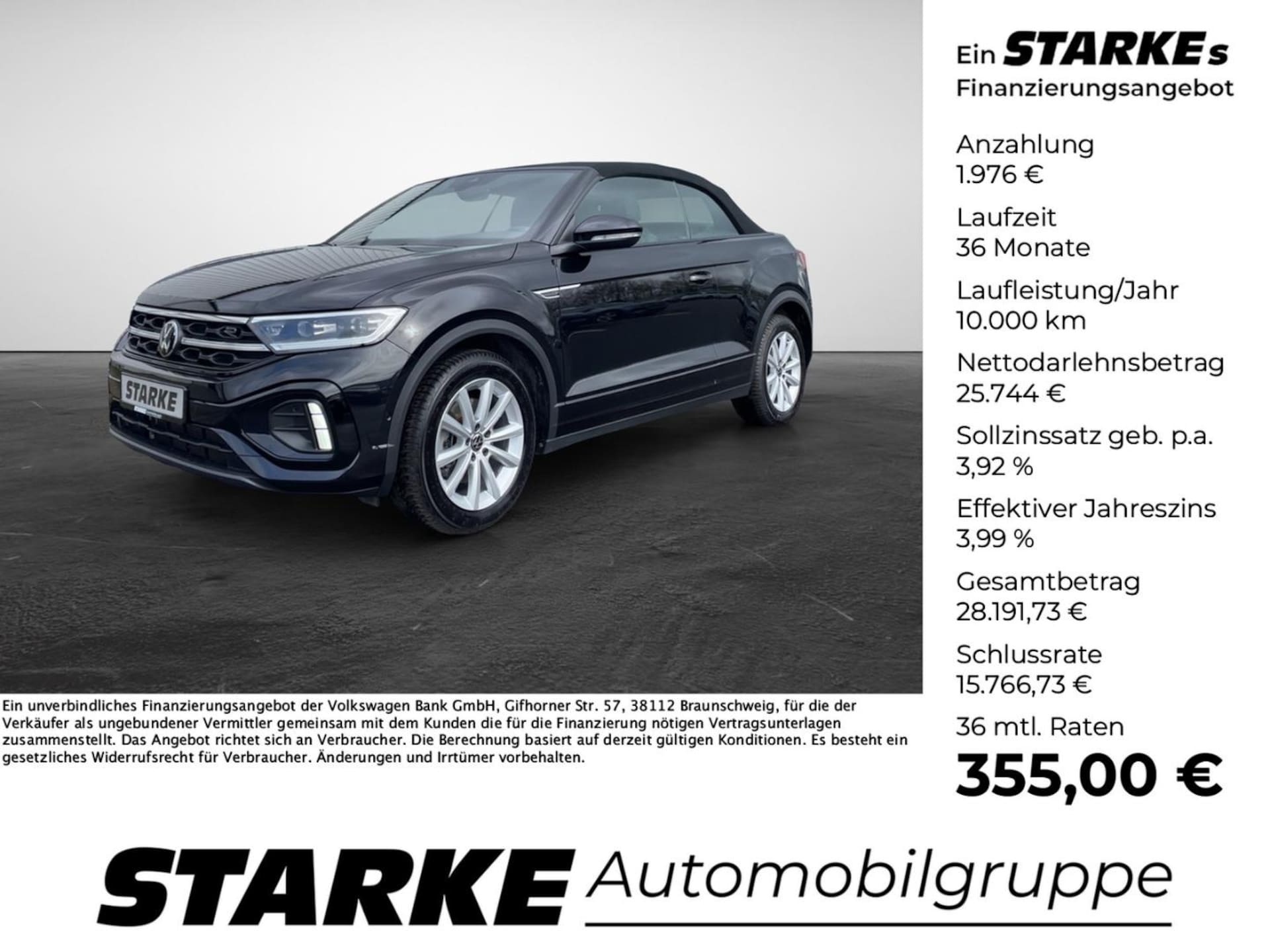 Volkswagen T-Roc Cabriolet R-Line