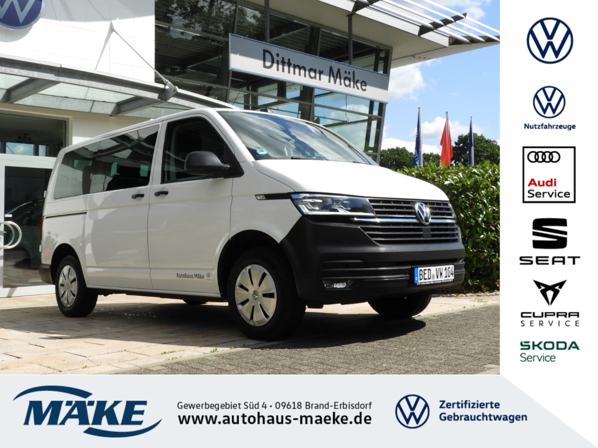Volkswagen T6.1 Transporter Kombi kurzer Radstand