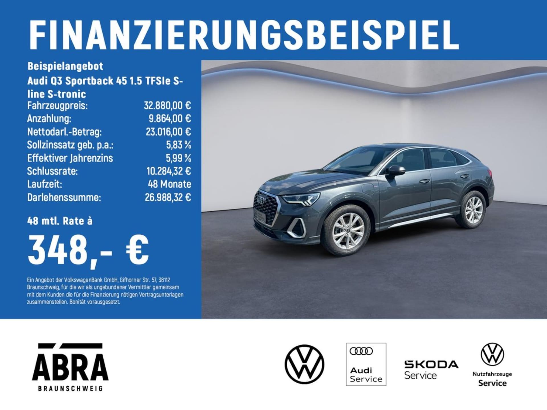 Audi Q3 Sportback TFSI e S line
