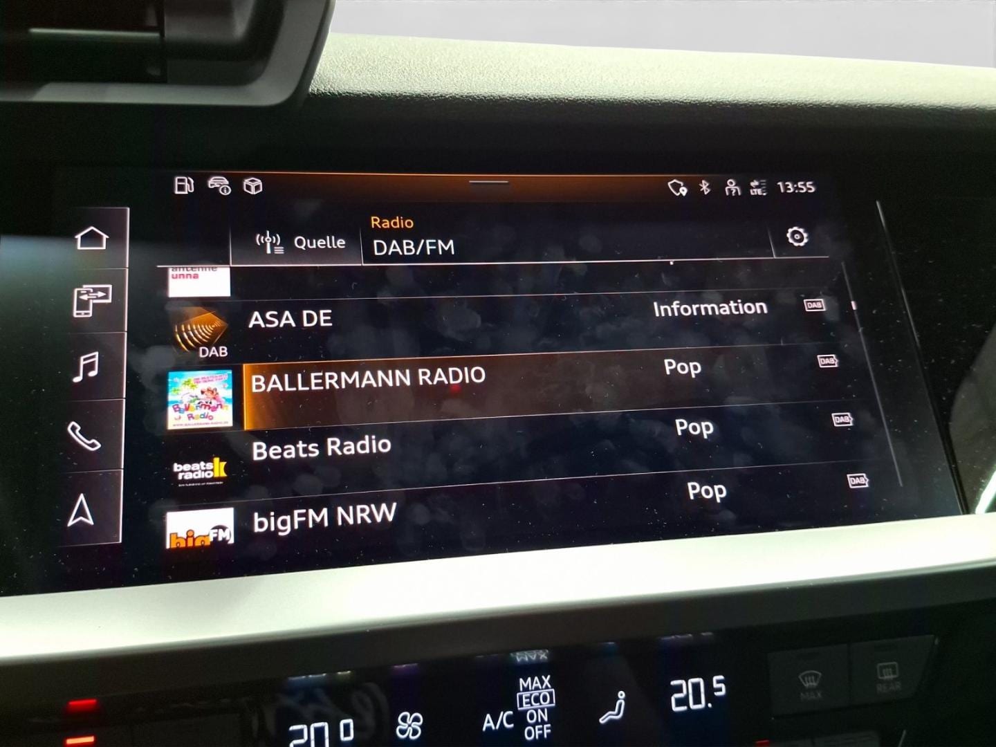 Bild über Audi A3 Sportback TFSI e 40 TFSI e S tronic - für weitere Informationen kontaktieren Sie den Audi Partner