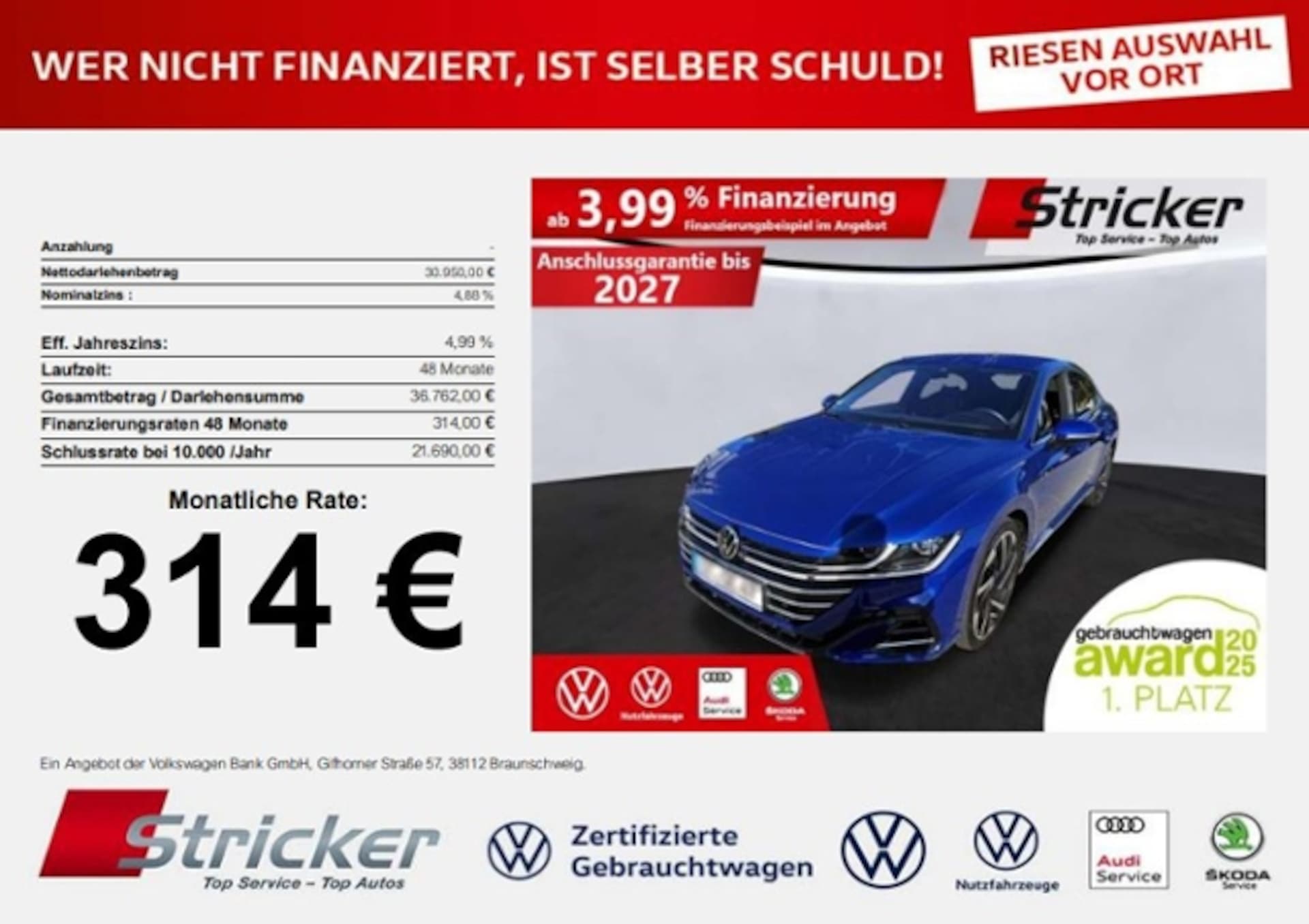 Volkswagen Arteon R-Line
