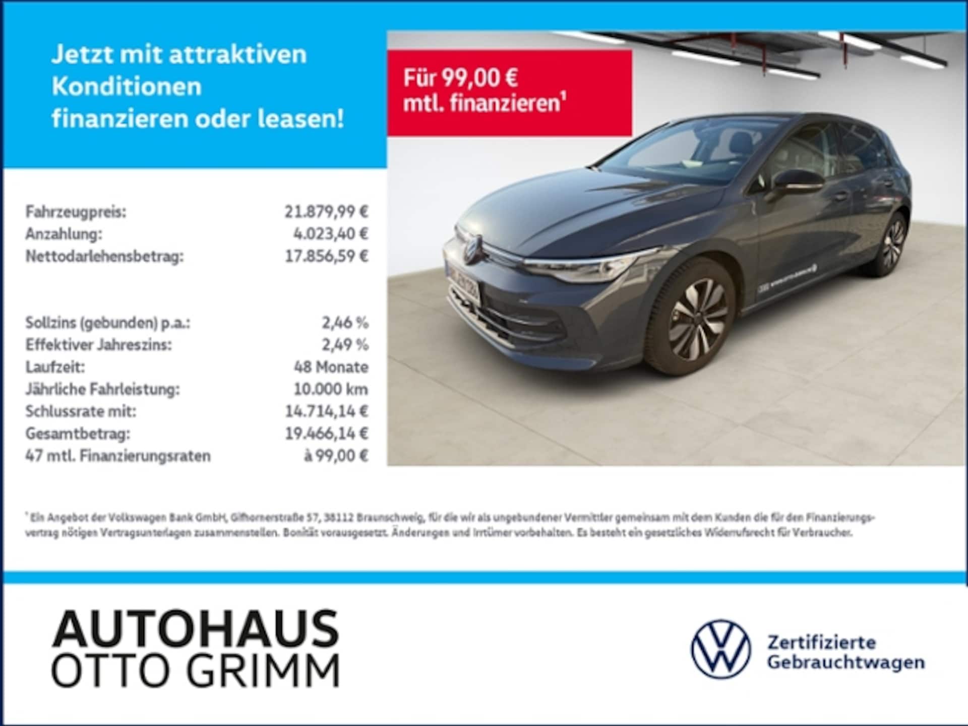 Volkswagen Golf 2025 — VIII 1.5 TSI Goal LED AHK Navi