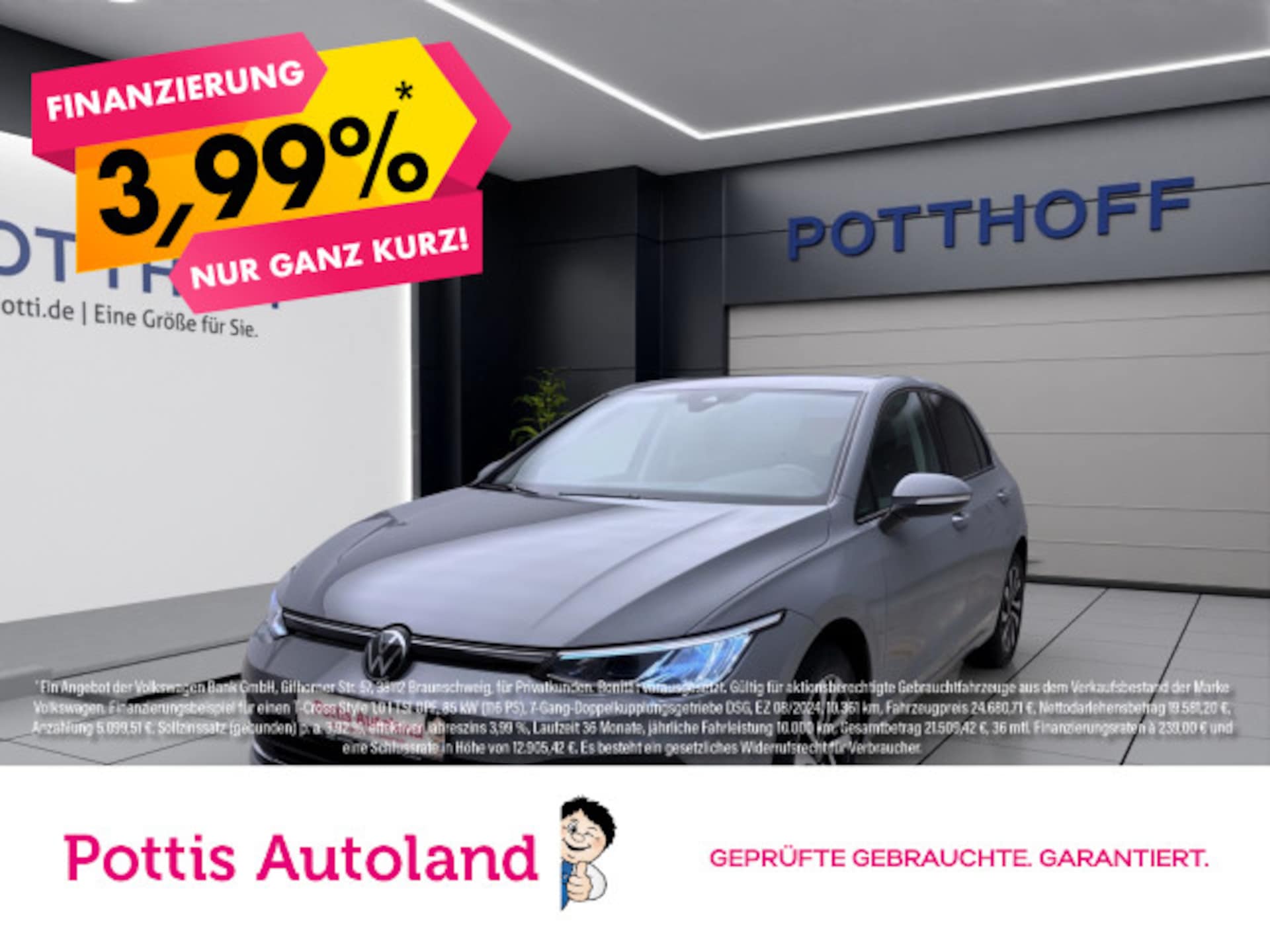 Volkswagen Golf 2023 — Golf 1.5 eTSI DSG ACTIVE NAVI KAMERA SITZHZG PDC