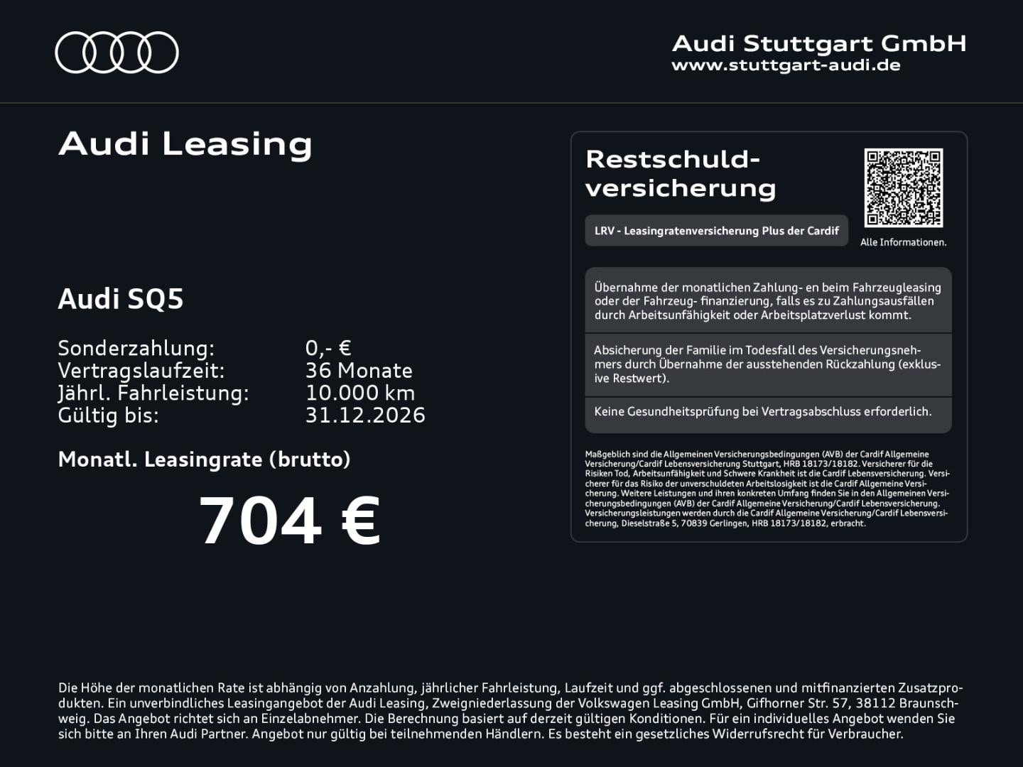 Bild über Audi SQ5 SUV TFSI 270 kW S tronic - für weitere Informationen kontaktieren Sie den Audi Partner