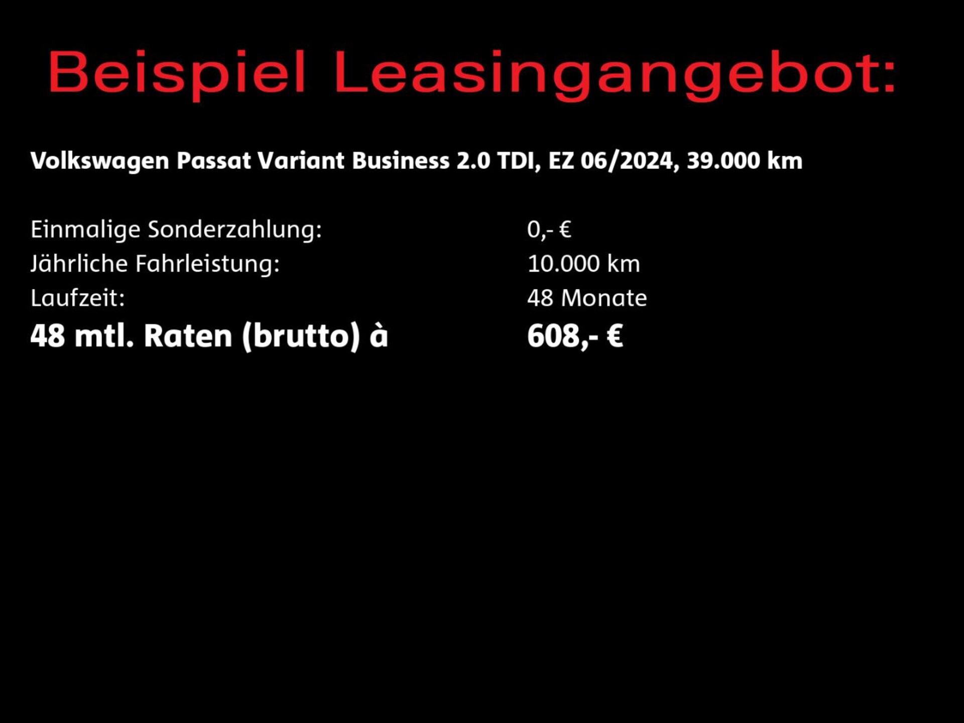 Volkswagen Passat Business