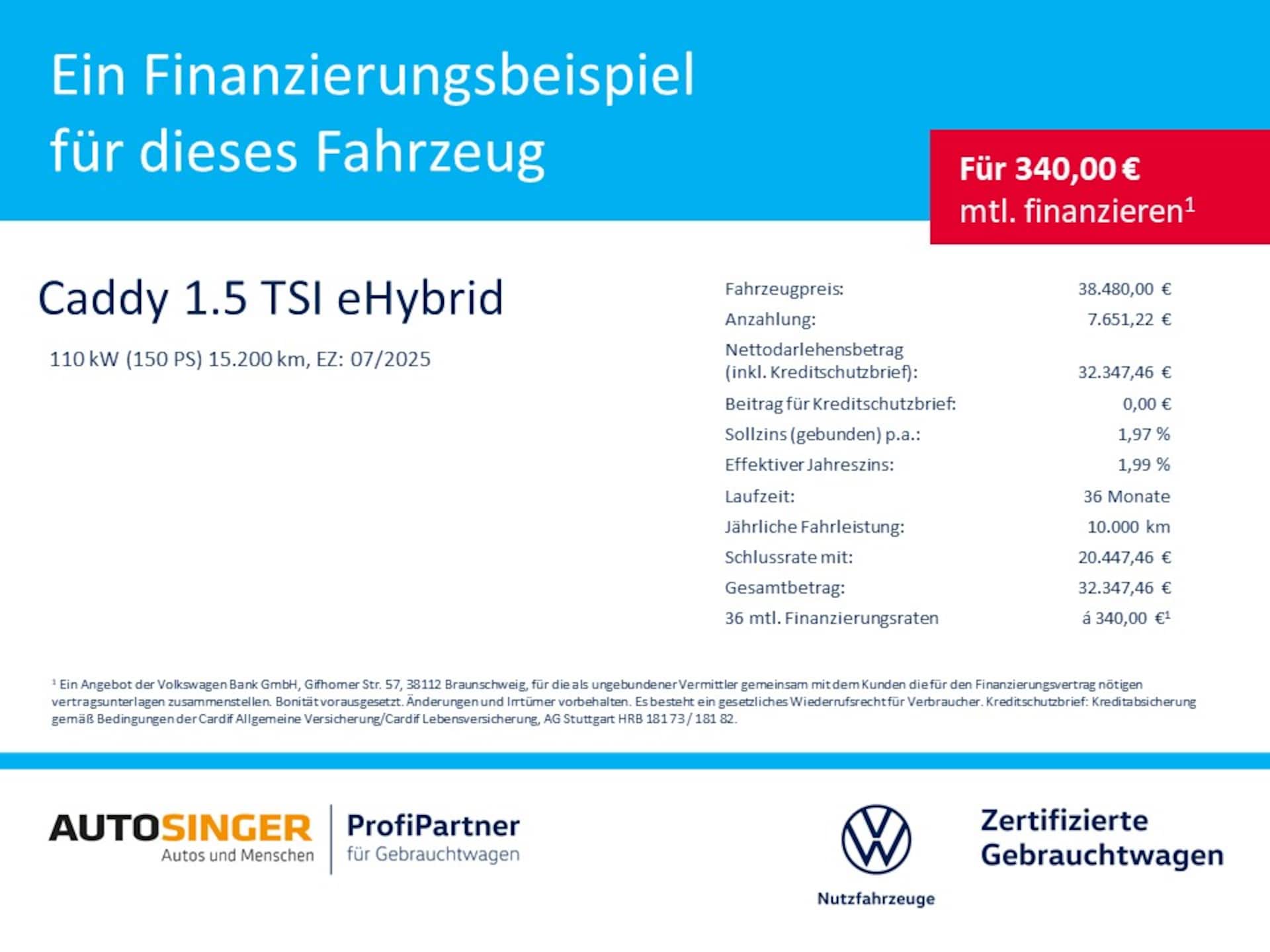 Volkswagen Caddy Basis-Modell