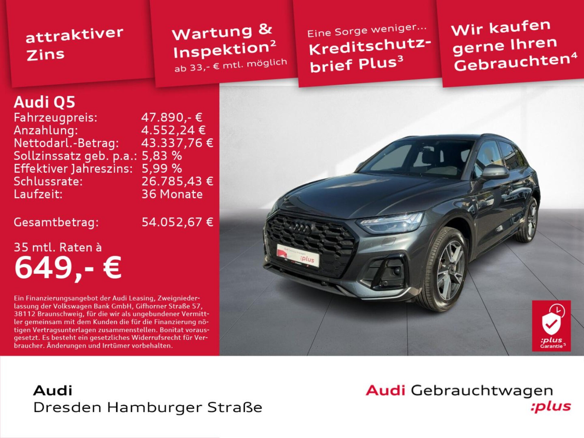 Audi Q5 TFSI e S line