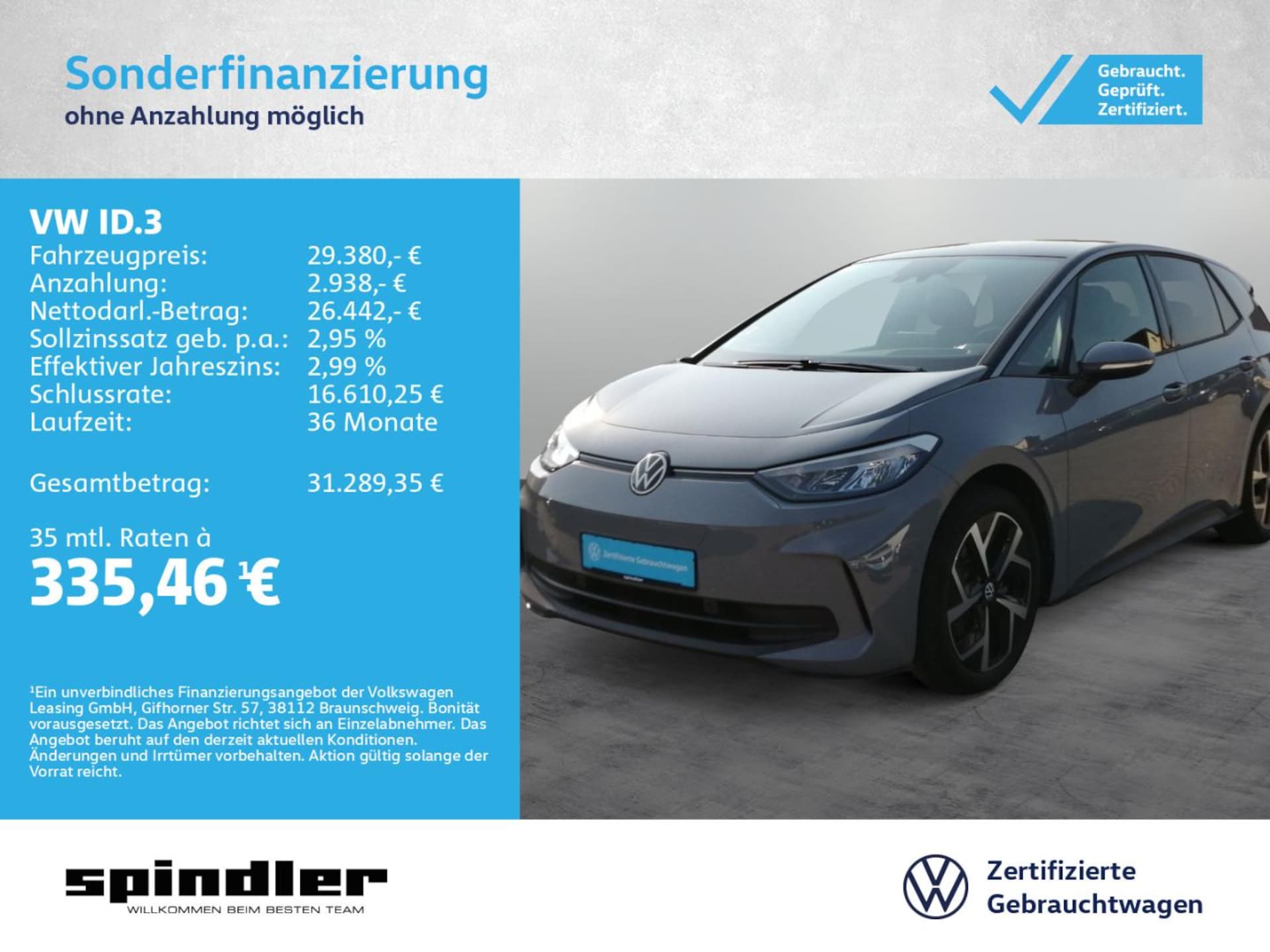 Volkswagen ID.3 MOVE Pro