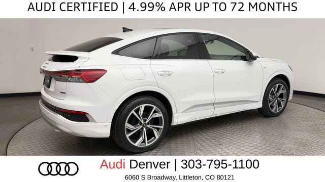 Certified 2024 Audi Q4 Sportback e-tron Prestige with VIN WA14UBFZ6RP083469 for sale in Littleton, CO