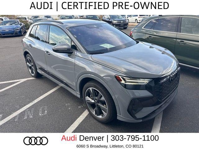 Used 2024 Audi Q4 e-tron Prestige with VIN WA1MUBFZ9RP035965 for sale in Littleton, CO