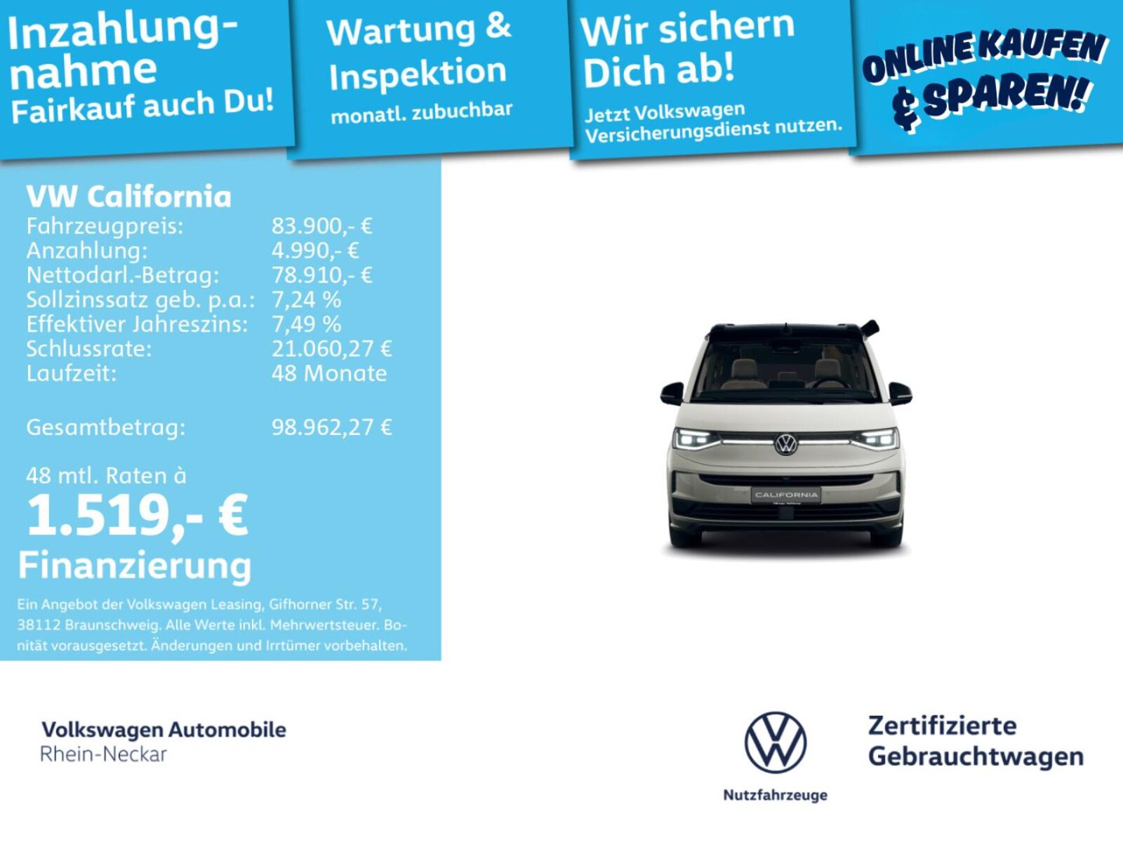 Volkswagen California – Bild 2