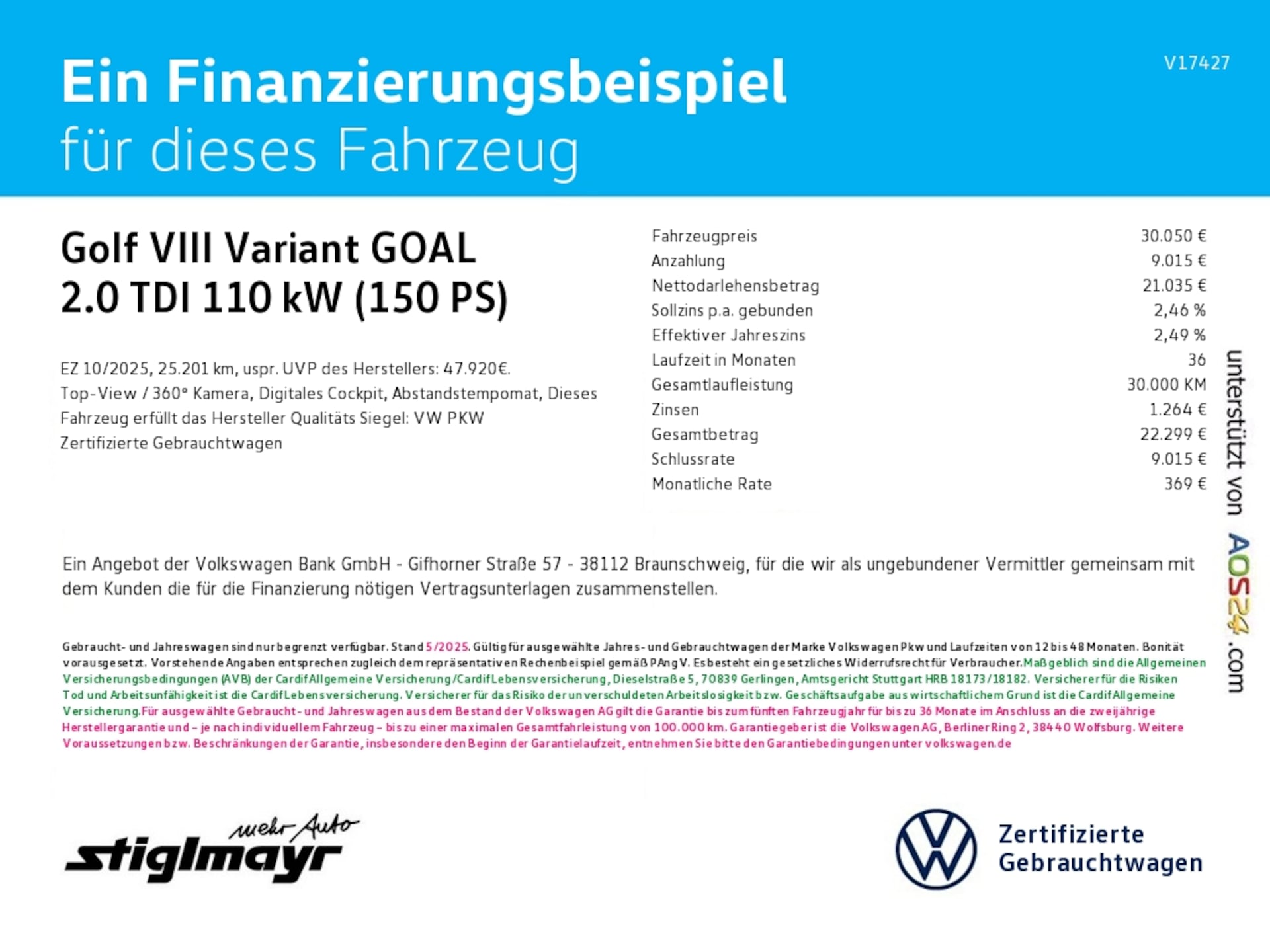 Volkswagen Golf Variant Goal