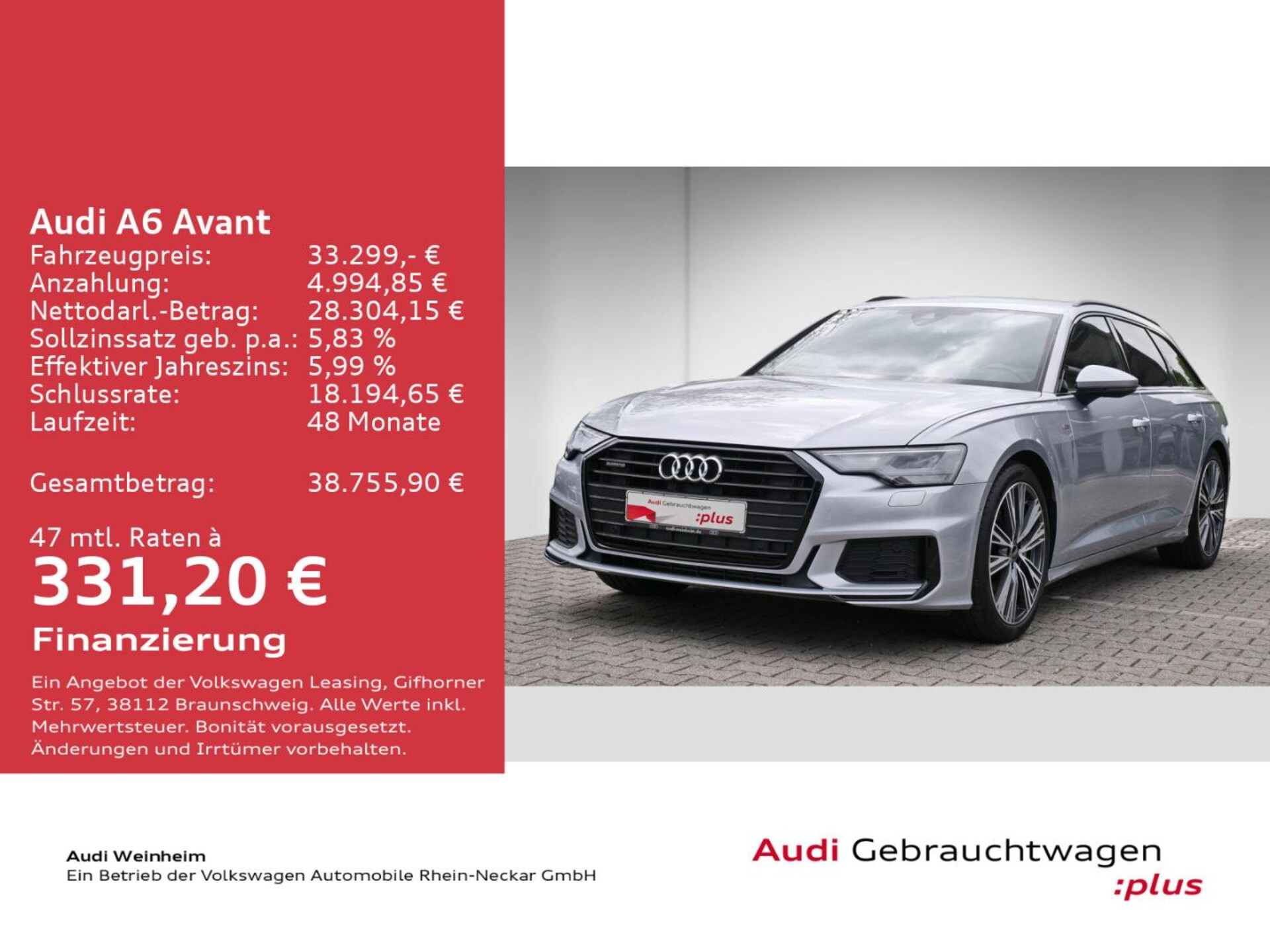 Audi A6 Avant TFSI e Sport