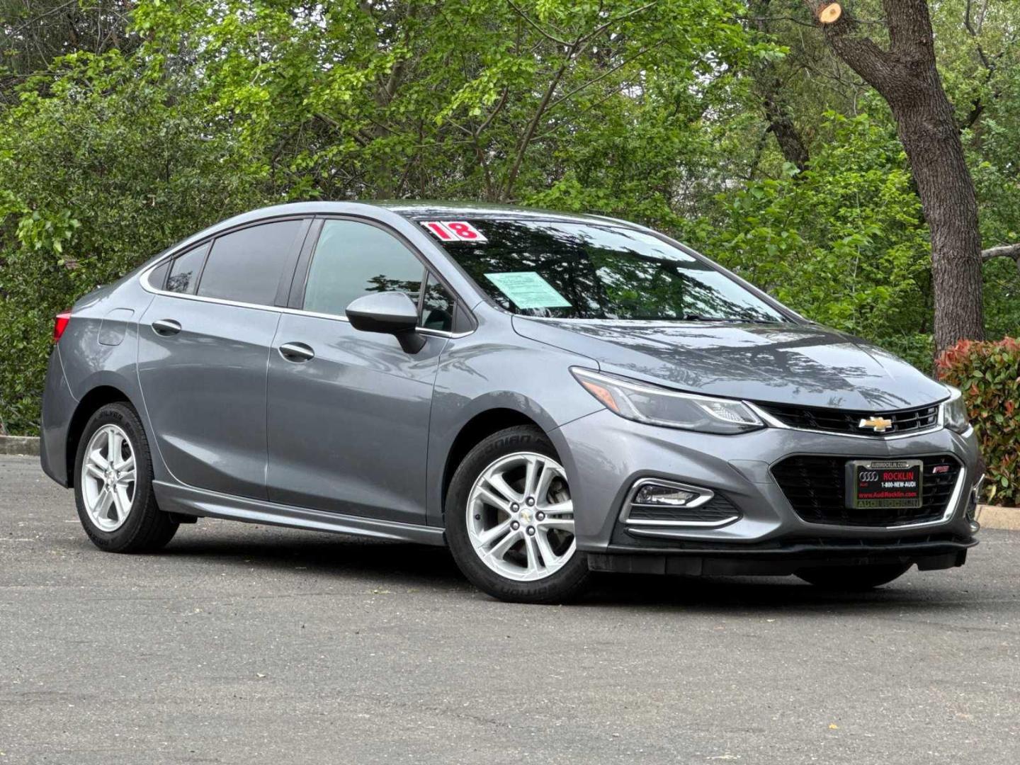 Used 2018 Chevrolet Cruze LT with VIN 1G1BE5SM0J7206525 for sale in Rocklin, CA