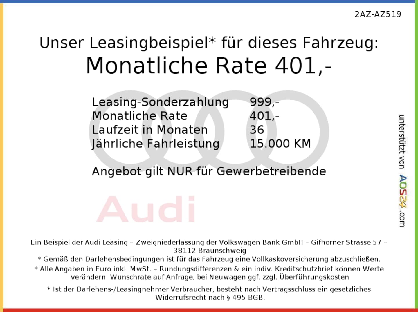 Bild über Audi A5 Avant TDI quattro 150 kW S tronic - für weitere Informationen kontaktieren Sie den Audi Partner