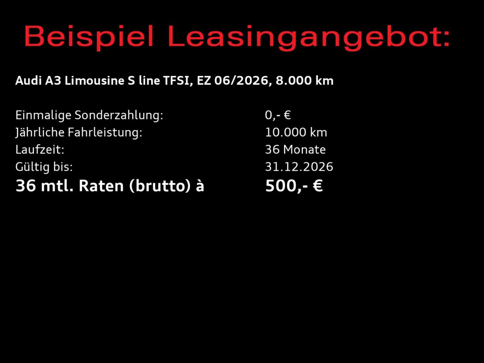 Audi A3 Limousine – Bild 7
