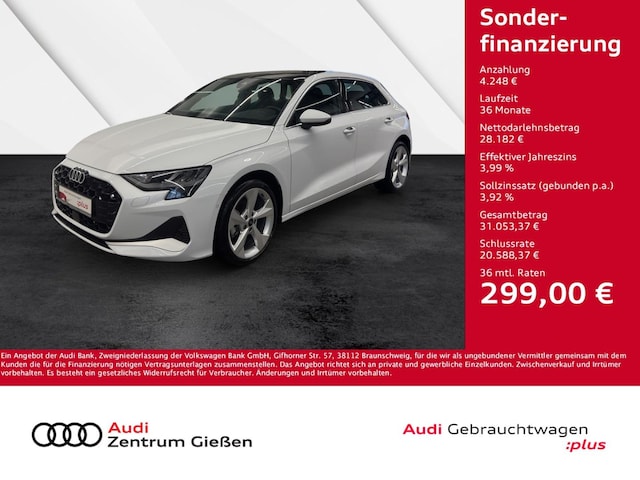 Bild über Audi A3 Sportback advanced 30 TFSI S tronic - für weitere Informationen kontaktieren Sie den Audi Partner