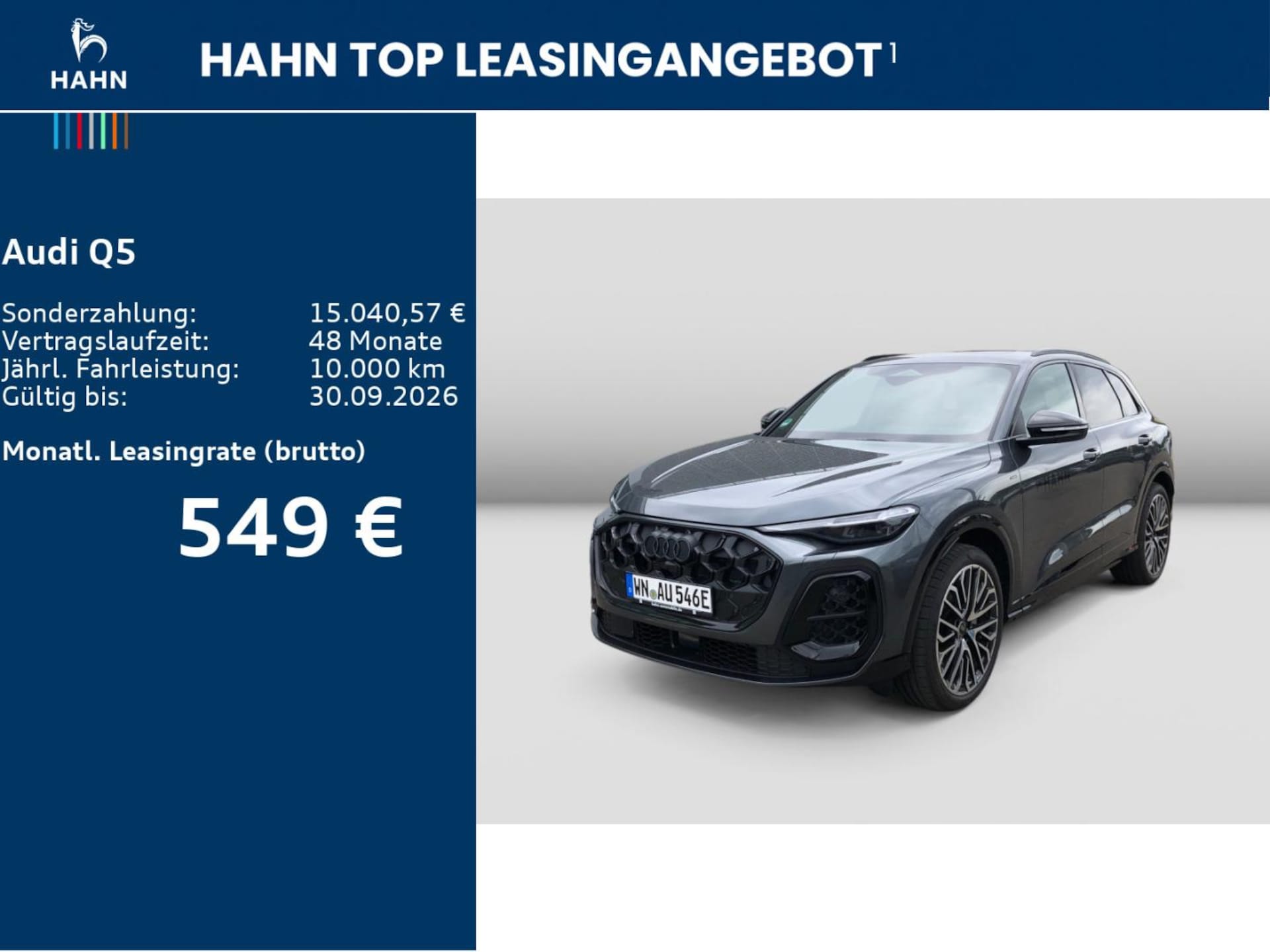 Audi Q5 SUV e-hybrid edition one