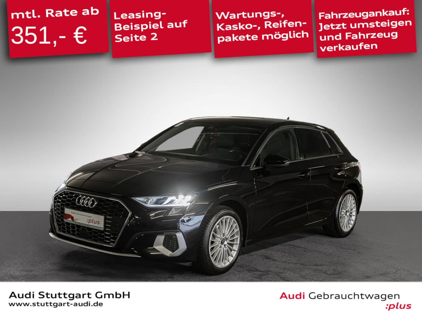 Bild über Audi A3 Sportback advanced 35 TFSI Schaltgetriebe - für weitere Informationen kontaktieren Sie den Audi Partner