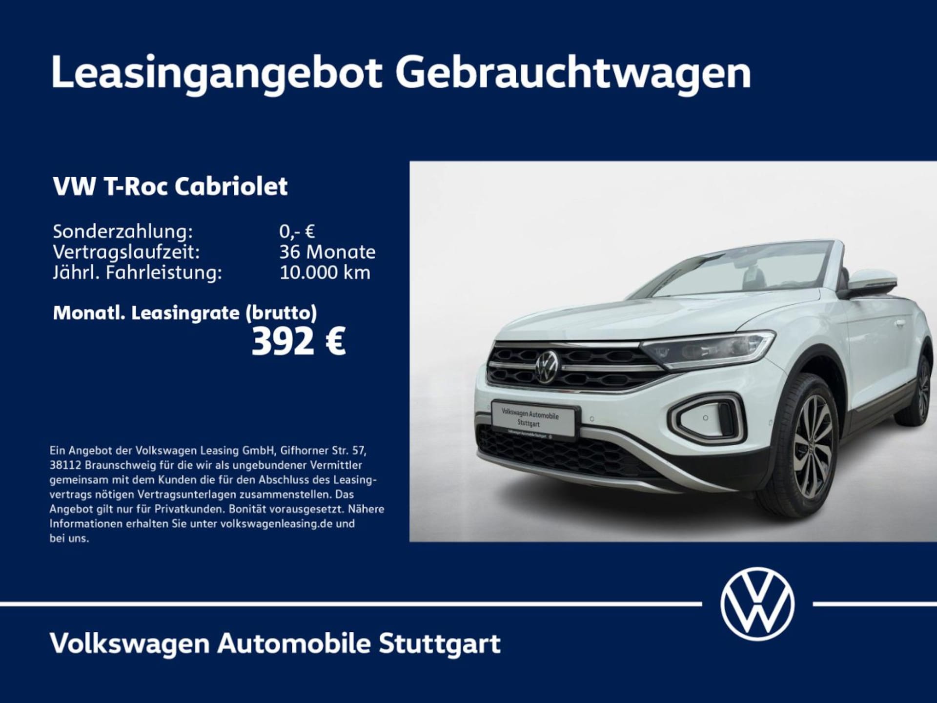 Volkswagen T-Roc Cabriolet Style