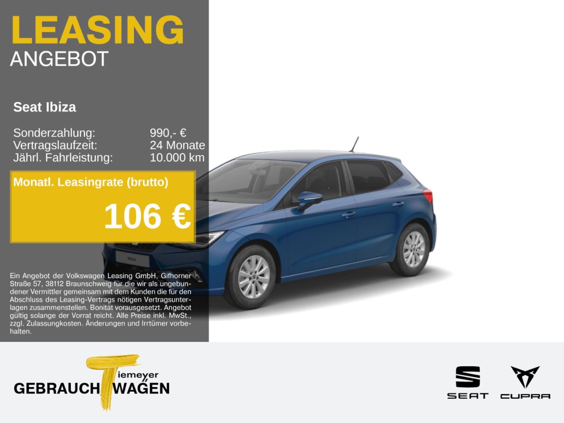 Seat Ibiza 2026 — Ibiza 1.0 TSI STYLE NAVI KAMERA ACC