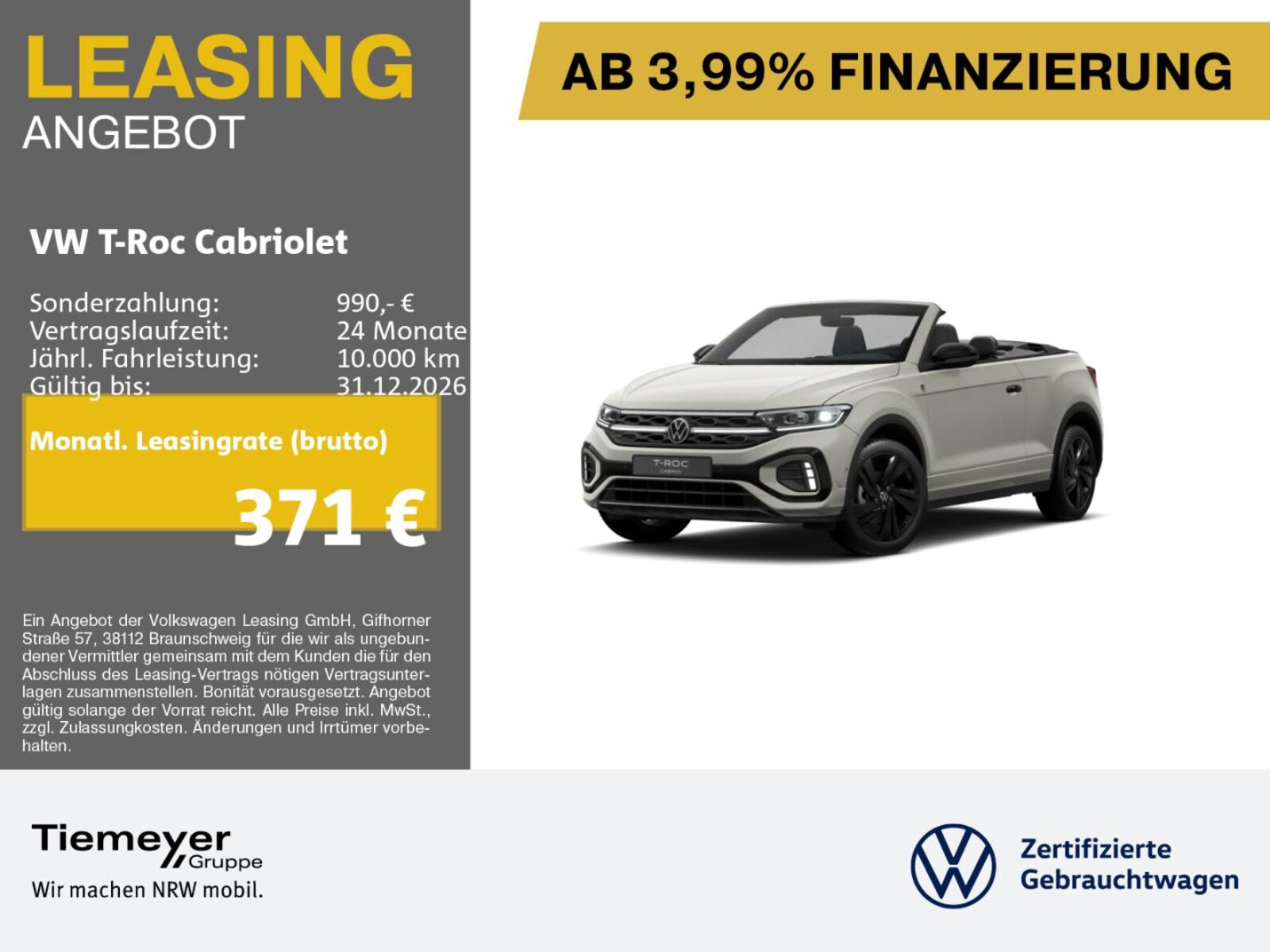 Volkswagen T-Roc Cabriolet