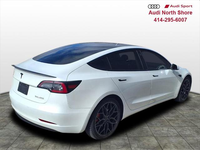 Used 2022 Tesla Model 3 Performance with VIN 5YJ3E1EC2NF266829 for sale in Brown Deer, WI