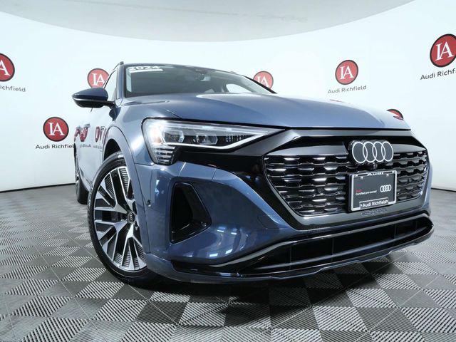 Used 2024 Audi Q8 e-tron Premium Plus with VIN WA15AAGE4RB012755 for sale in Richfield, Minnesota