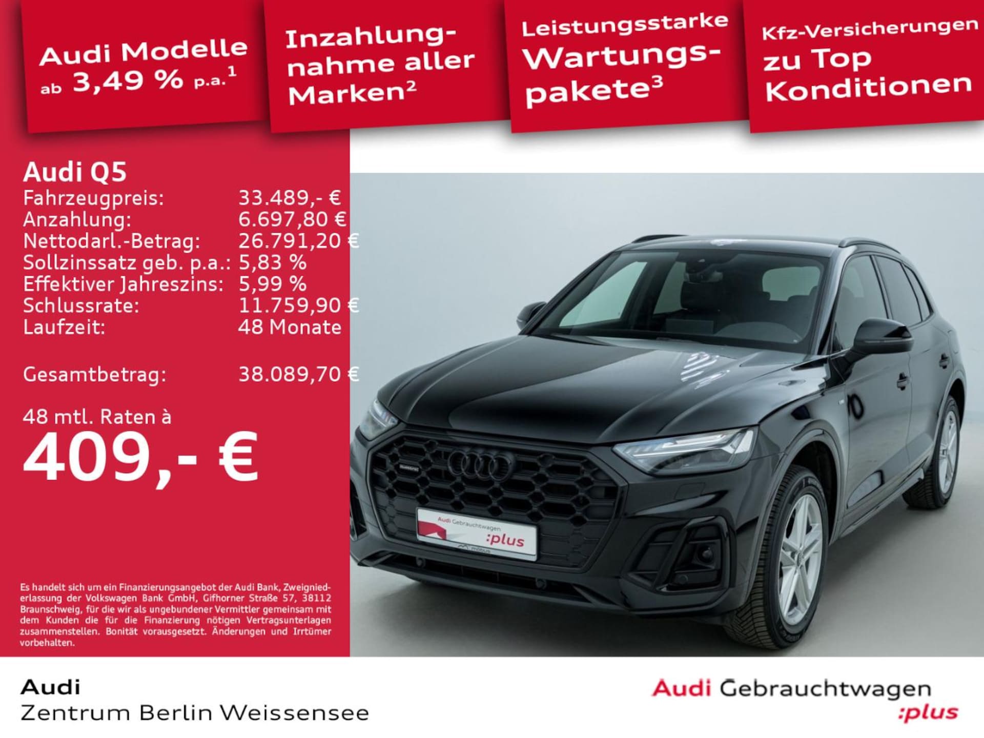 Audi Q5 TFSI e S line