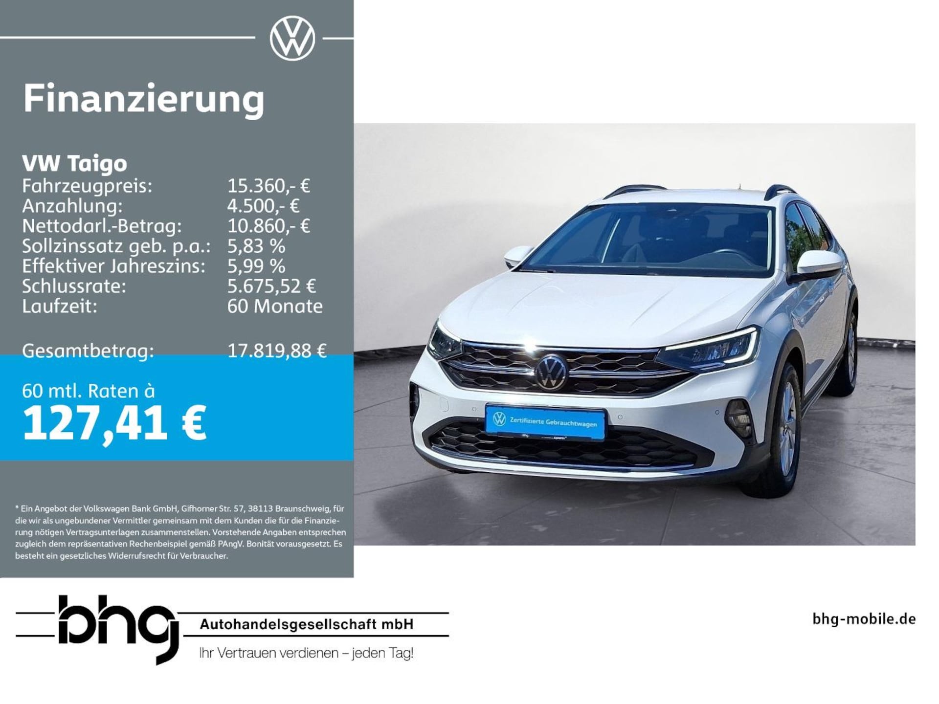 Volkswagen Taigo Life