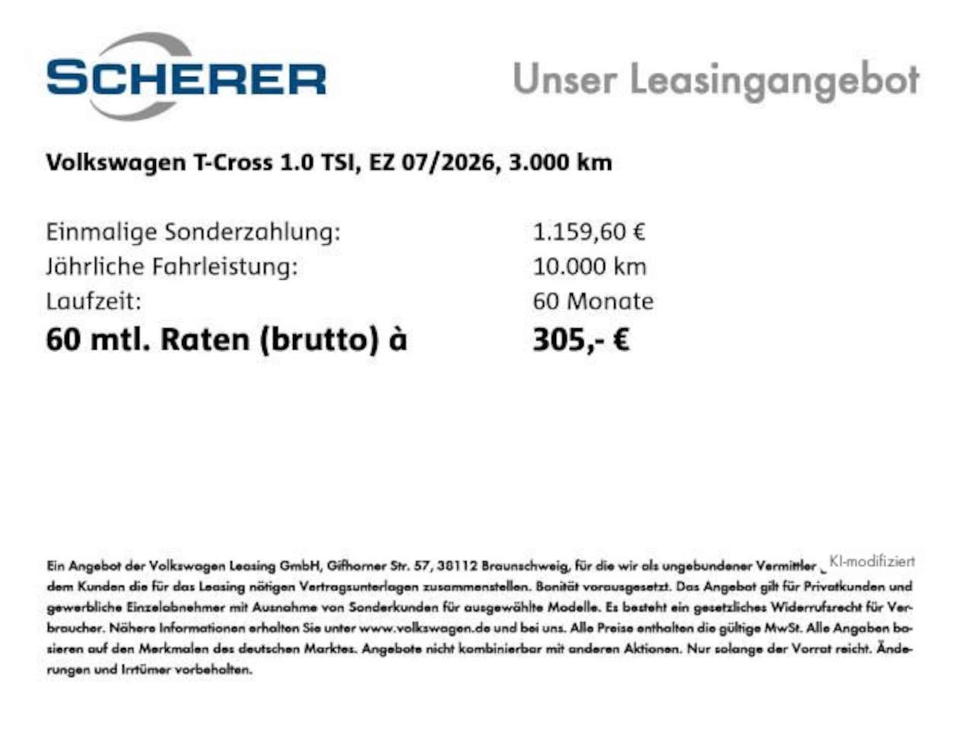 Volkswagen T-Cross Life