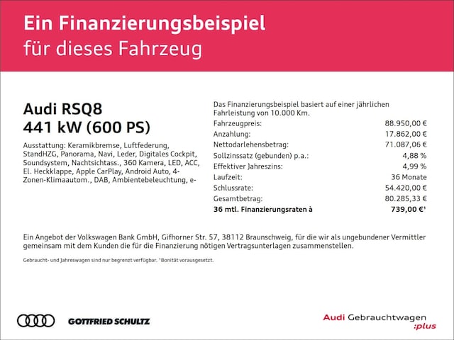 Image about Audi RS Q8 TFSI quattro tiptronic