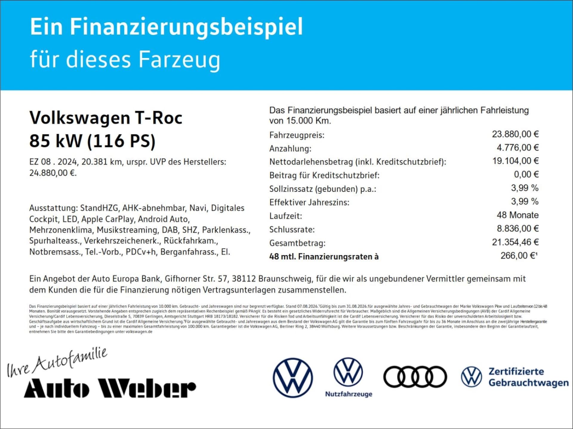Volkswagen T-Roc Life