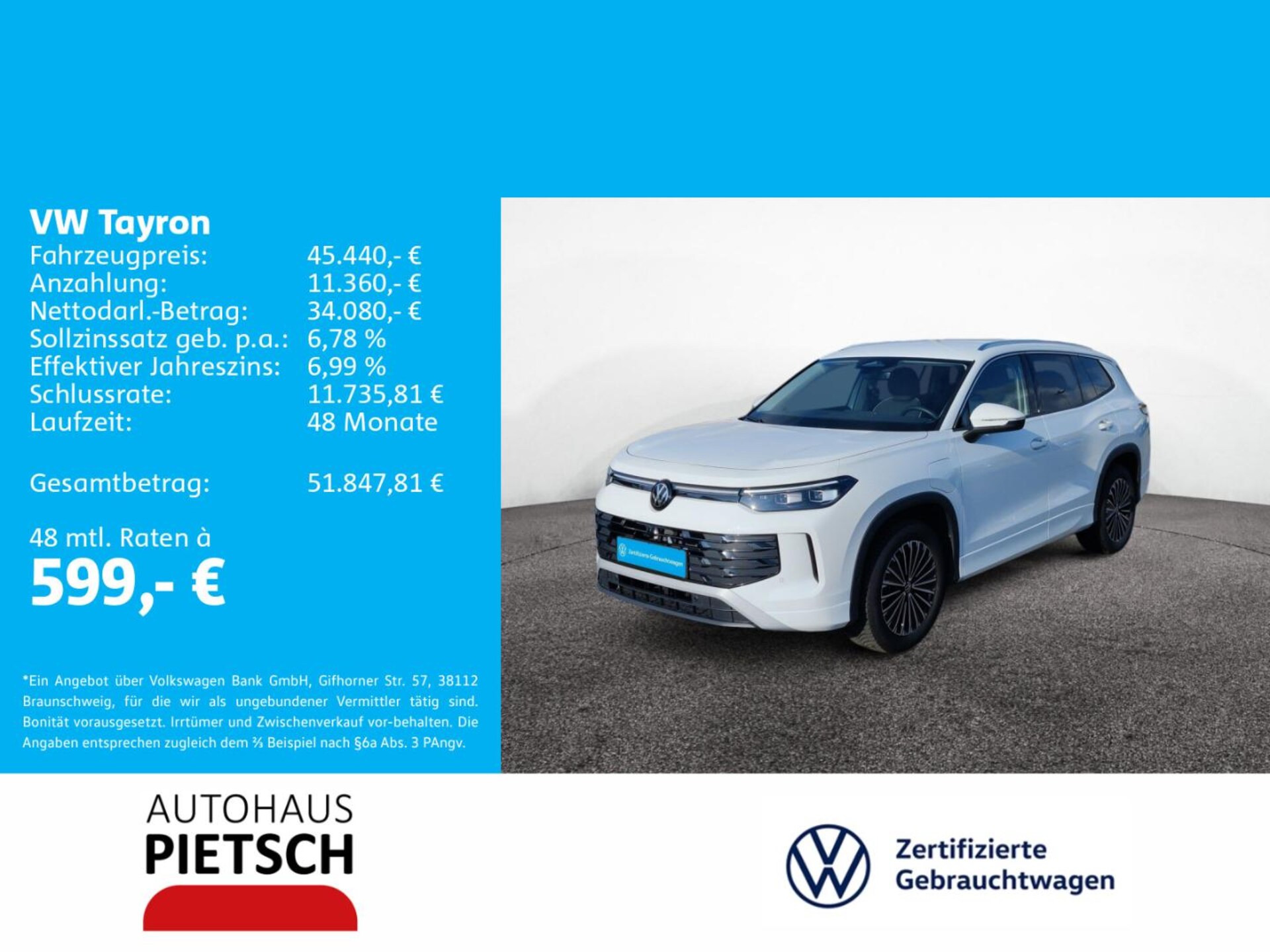 Volkswagen Tayron Elegance