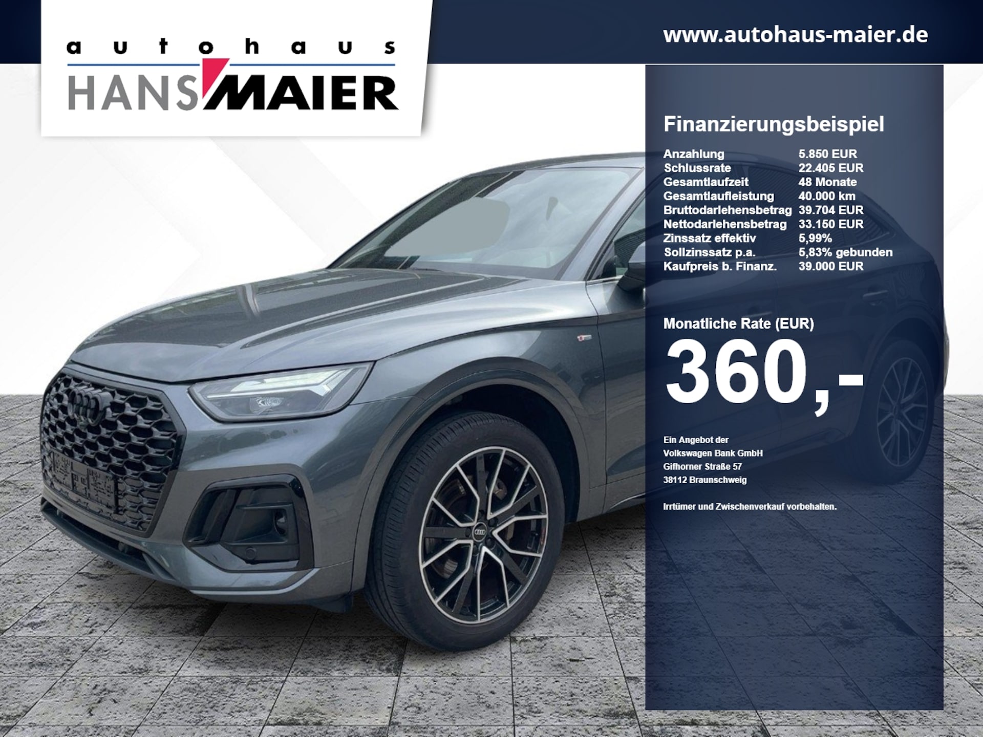 Audi Q5 Sportback S line
