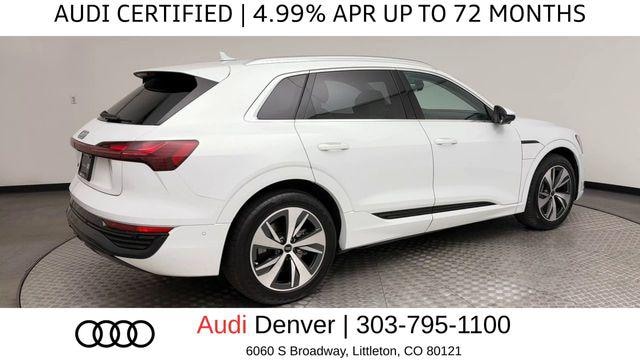 Certified 2024 Audi Q8 e-tron Premium Plus with VIN WA15AAGE6RB008917 for sale in Littleton, CO