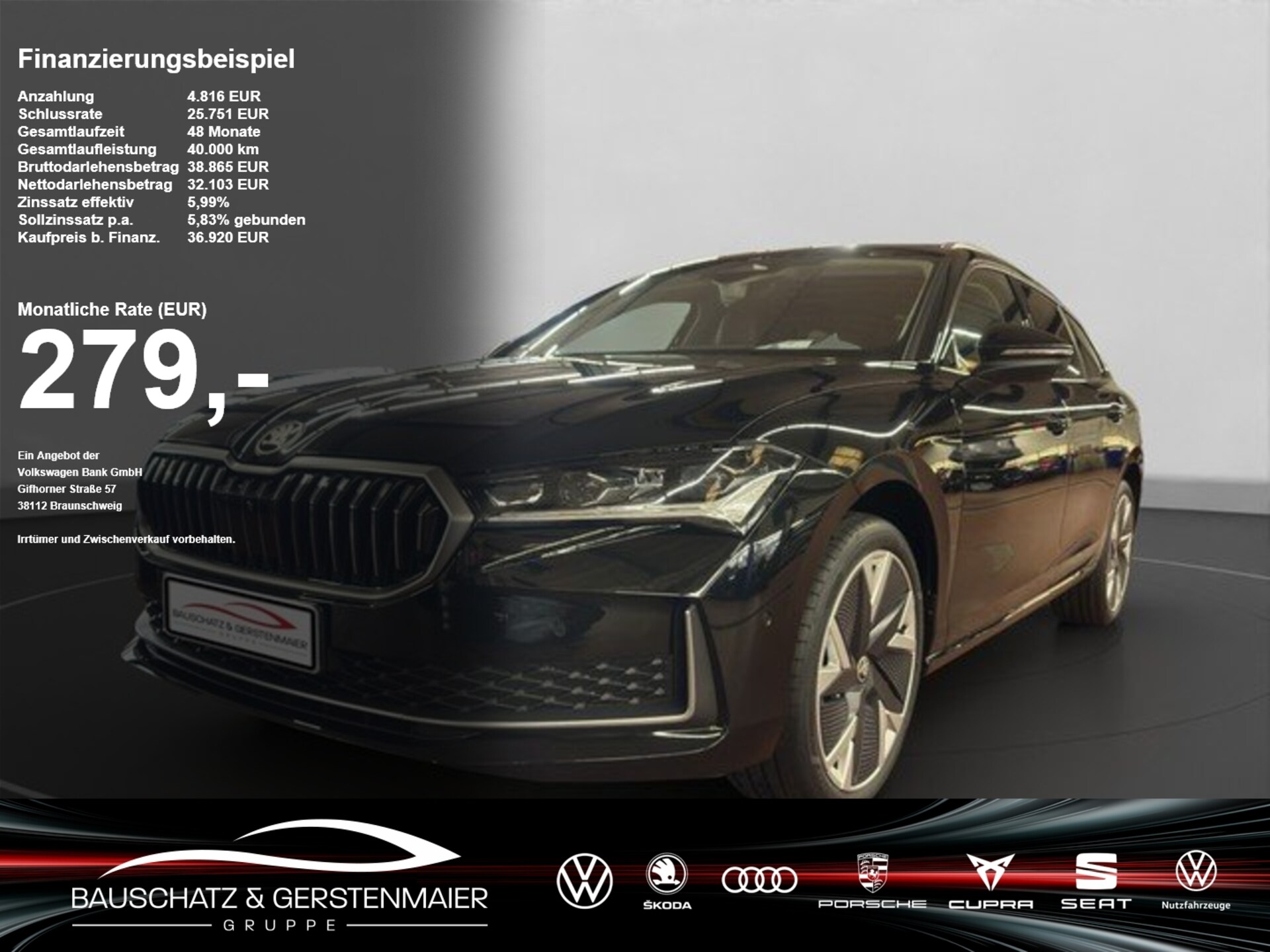 Skoda Superb Combi Selection